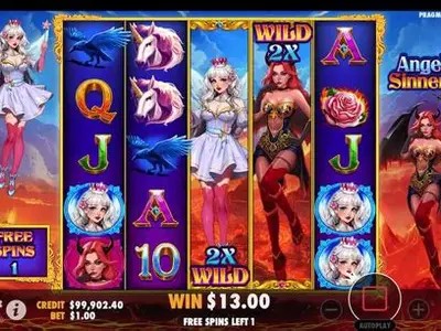 Angel vs sinner free slot game showdown - Play now for fun!